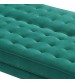 Marcella Velvet Fabric Modern 3 Seater Sofa Bed in Green & Black Colour